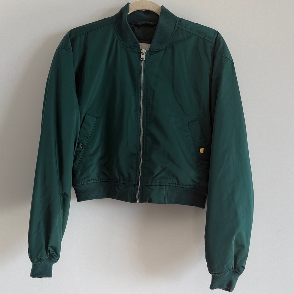 Abercrombie & Fitch Forest Green Bomber Jacket